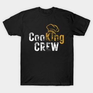 Cooking Crew Culinary Chef King Retro Cool T-Shirt